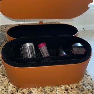 Dyson Air Wrap accessories and case
